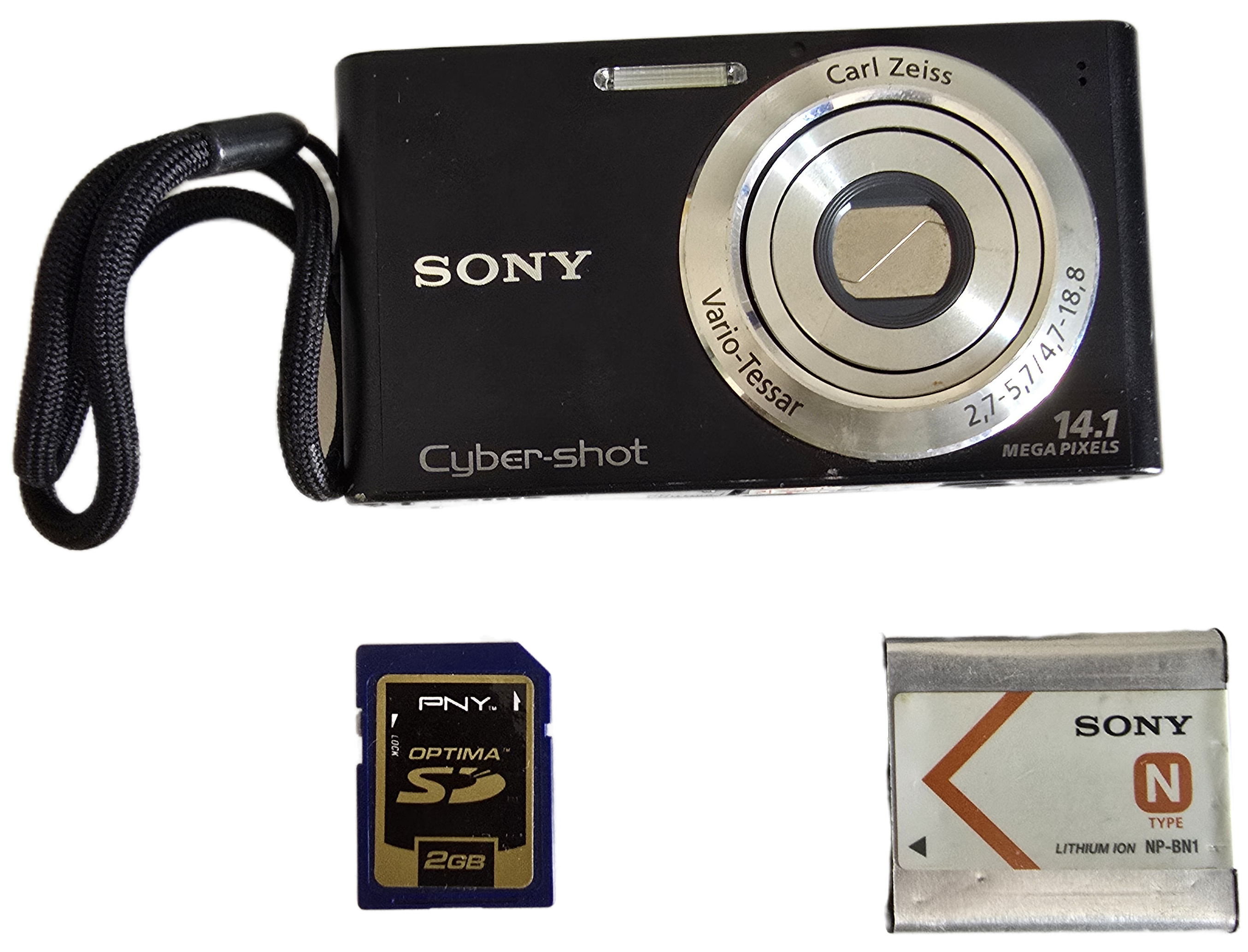 Câmera Sony cybershot w320, revisada com Carregador universal, bateria , cartão sd 2gb, alca